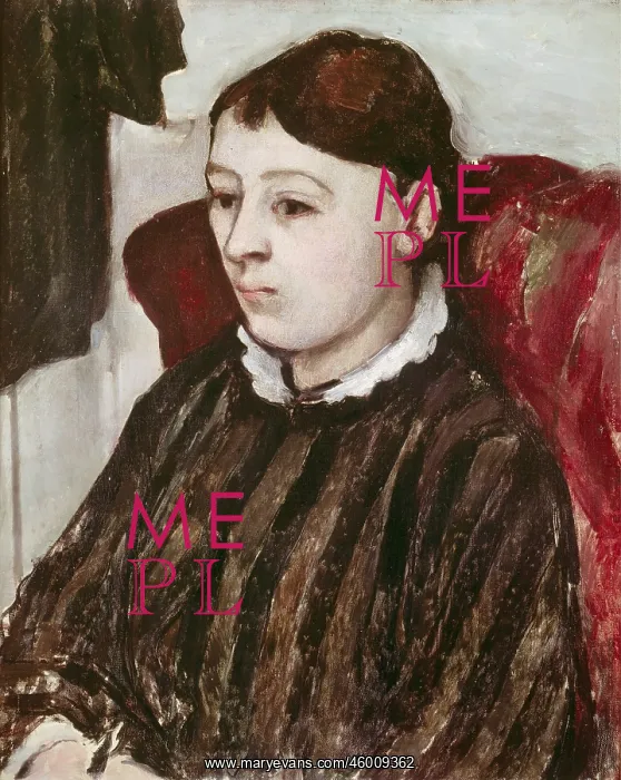 : Madame Cezanne, by Paul Cezanne : Madame Cezanne, by Paul Cezanne