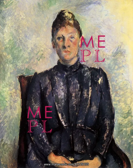  : Madame Cezanne, by Paul Cezanne