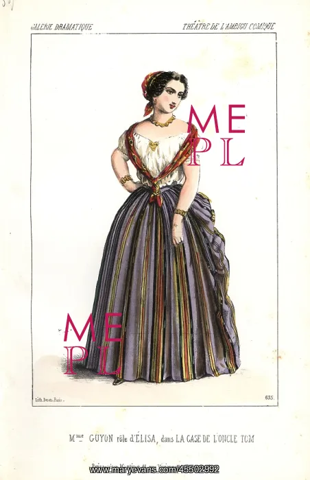 : Madame Guyon as Elisa in La Case de l'Oncle : Madame Guyon as Elisa in La Case de l'Oncle