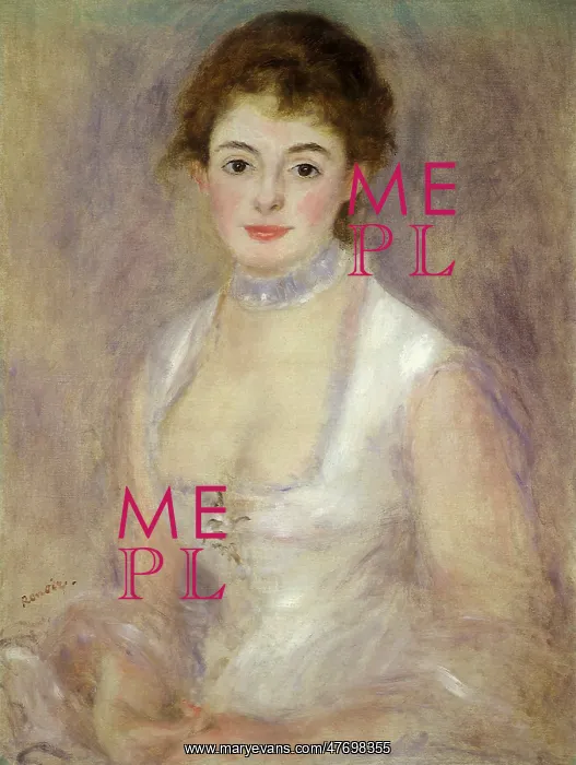 : Madame Henriot, by Renoir : Madame Henriot, by Renoir