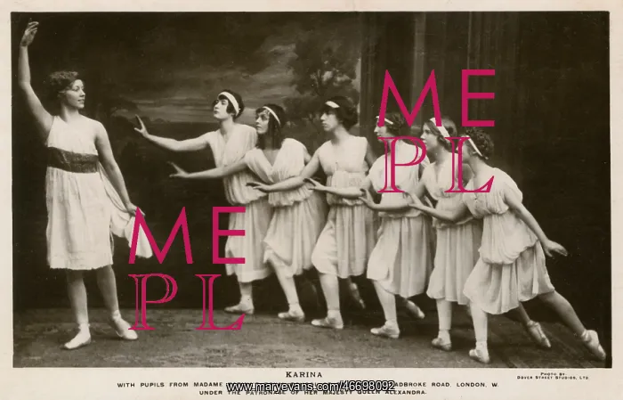: Madame Karina and Dancing School Pupils : Madame Karina and Dancing School Pupils