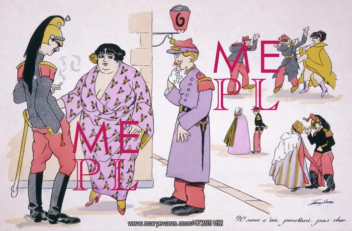 : MADAME ON STREET C1900 : MADAME ON STREET C1900