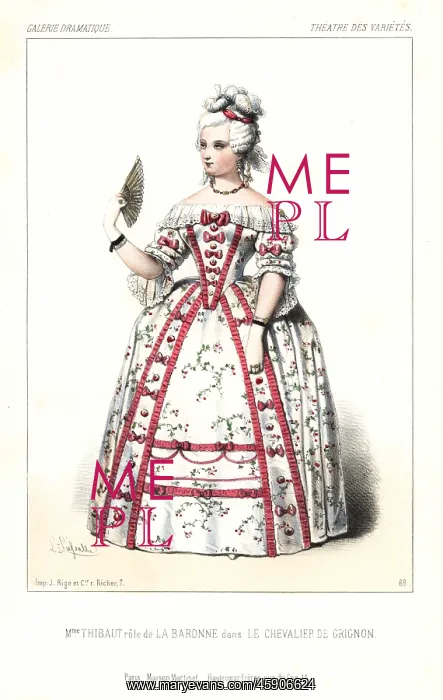 : Madame Thibaut in the vaudeville Le Chevalier : Madame Thibaut in the vaudeville Le Chevalier