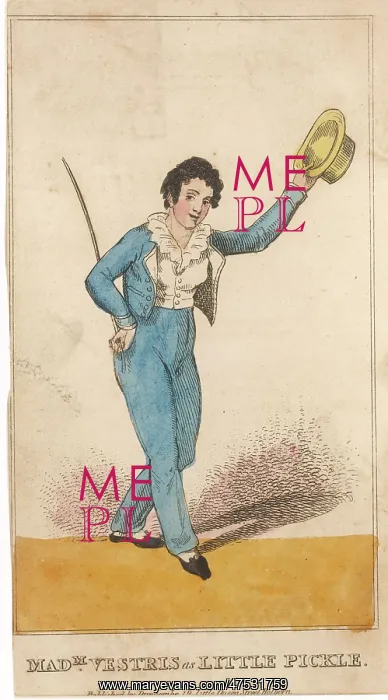 : Madame Vestris as Little Pickle : Madame Vestris as Little Pickle