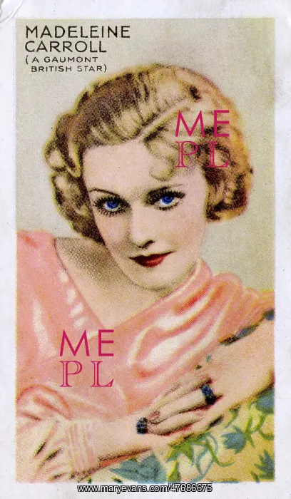  : Madeleine Carroll, English actress