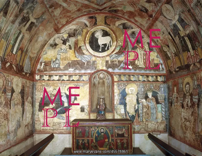 : MADERUELO, Master of (12th century). Wall paintings : MADERUELO, Master of (12th century). Wall paintings