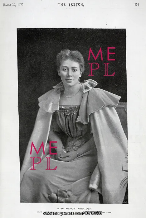 : Madge McIntosh, actress, studio portrait : Madge McIntosh, actress, studio portrait