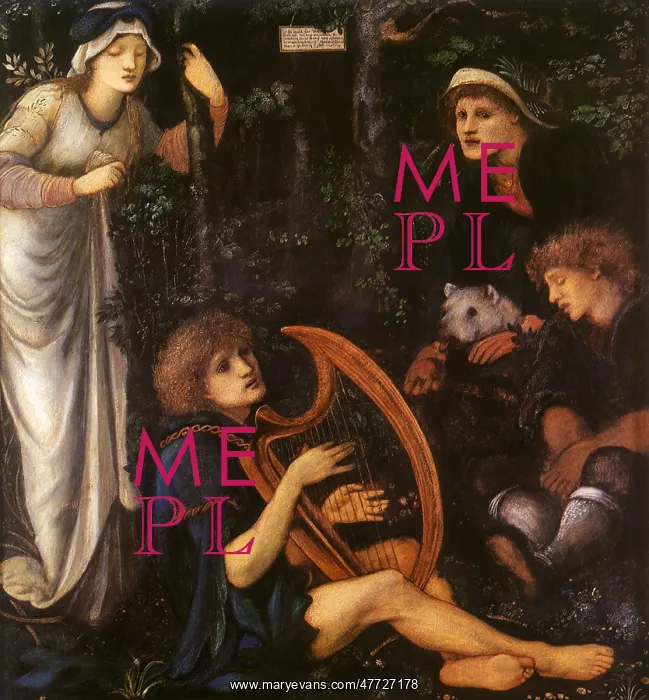 : The Madness of Sir Tristram, by Burne-Jones : The Madness of Sir Tristram, by Burne-Jones