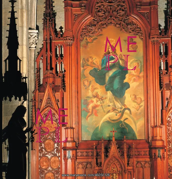 : Madonna altar in the minster Admont : Madonna altar in the minster Admont