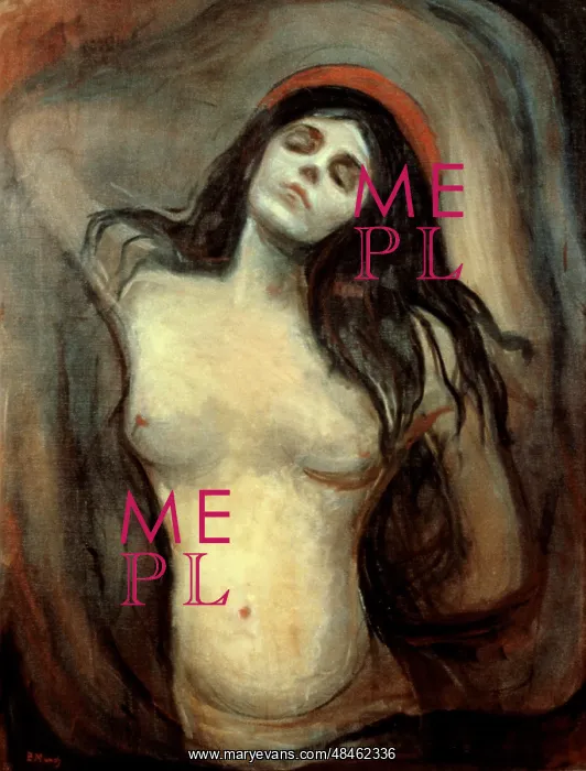 : Madonna, Artist: Edvard Munch : Madonna, Artist: Edvard Munch