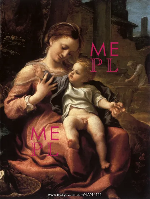 : The Madonna of the Basket, by Correggio : The Madonna of the Basket, by Correggio