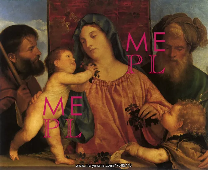  : The Madonna of the Cherries, by Titian