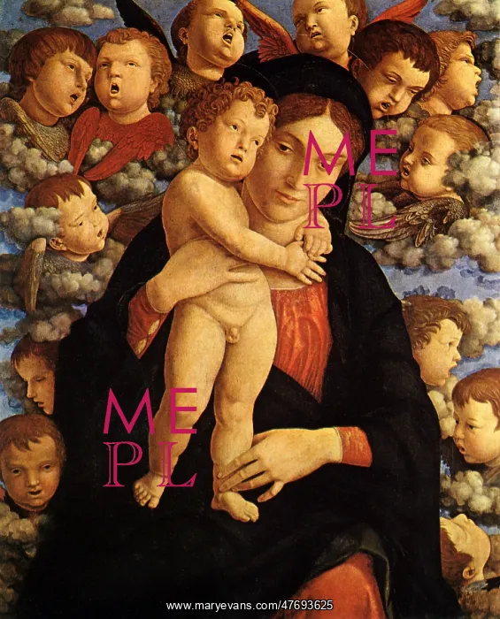 : The Madonna of the Cherubim, by Mantegna : The Madonna of the Cherubim, by Mantegna
