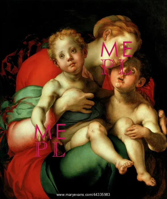 : Madonna and Child with the : Madonna and Child with the