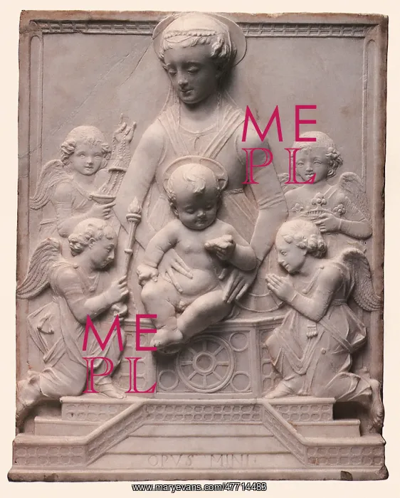 : Madonna and Child with Four Adoring Angels : Madonna and Child with Four Adoring Angels