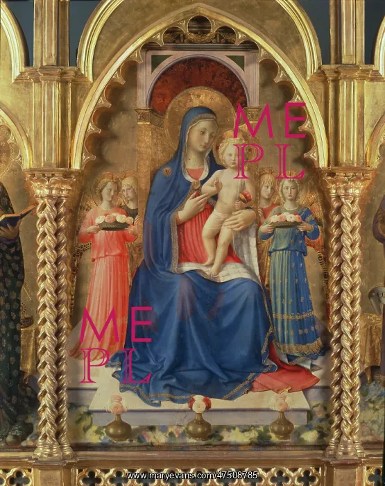  : Madonna and Child with Four Angels