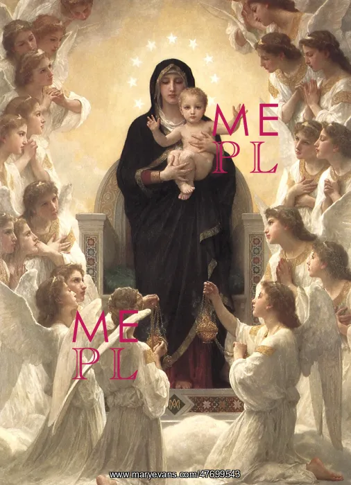: Madonna and Child, by Bouguereau : Madonna and Child, by Bouguereau