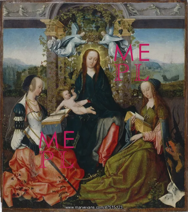 : Madonna and Child crowned with angels : Madonna and Child crowned with angels