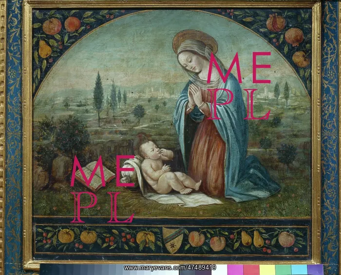 : Madonna and Child before a Distant Town : Madonna and Child before a Distant Town
