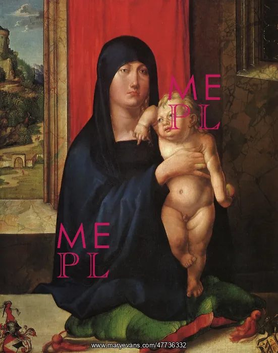  : Madonna and Child, by Durer