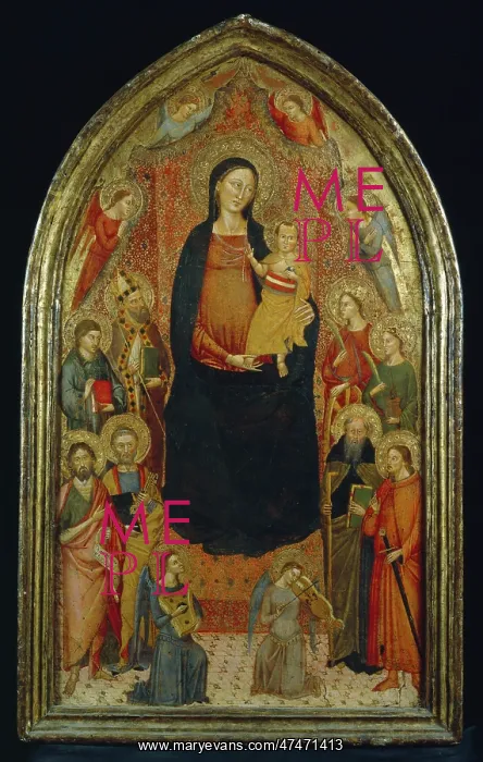 : The Madonna and Child Enthroned : The Madonna and Child Enthroned