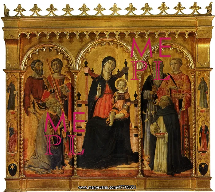 : Madonna and Child Enthroned : Madonna and Child Enthroned