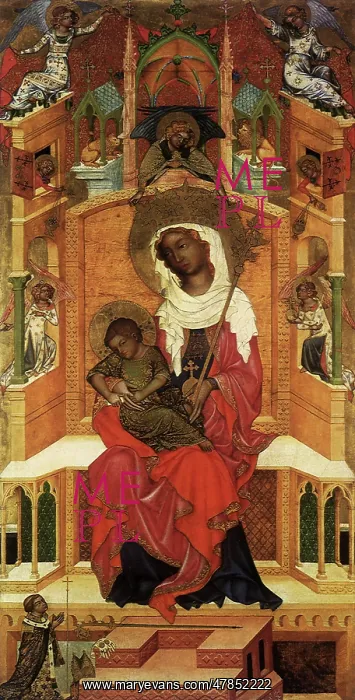  : Madonna and Child Enthroned