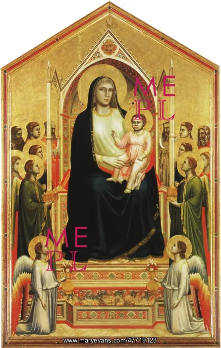  : Madonna and Child Enthroned, by Giotto