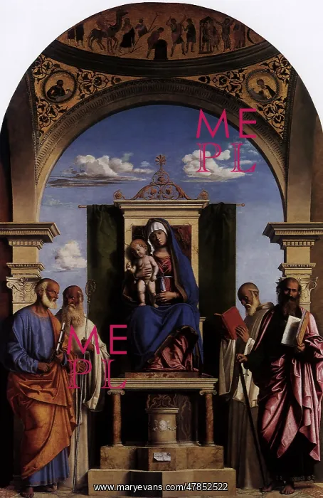 : Madonna and Child Enthroned with Saints : Madonna and Child Enthroned with Saints