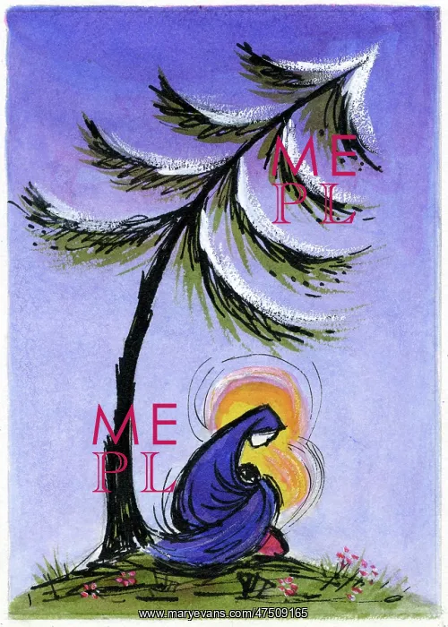  : Madonna and Child under a fir tree