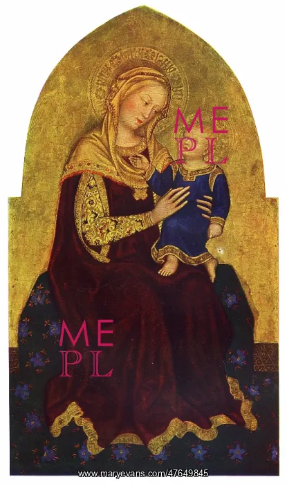 : Madonna and Child by Gentile da Fabriano : Madonna and Child by Gentile da Fabriano