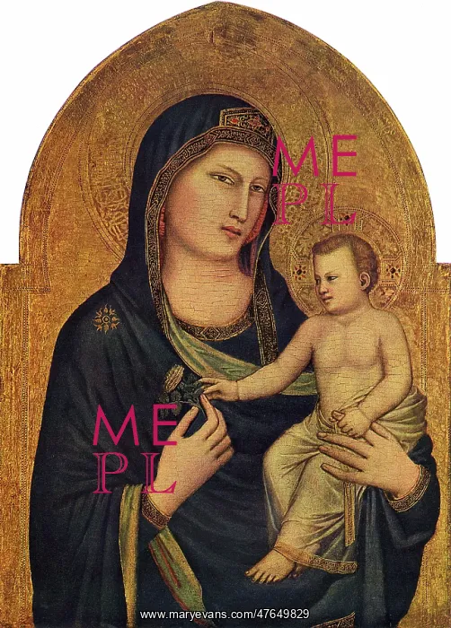 : Madonna and Child by Giotto : Madonna and Child by Giotto