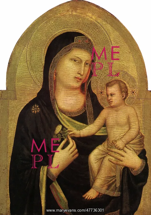  : Madonna and Child, by Giotto