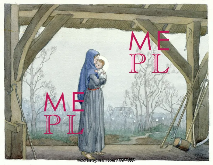: Madonna and Child by Molly Brett : Madonna and Child by Molly Brett