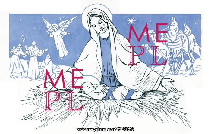 : Madonna and Child ? with nativity scenes : Madonna and Child ? with nativity scenes