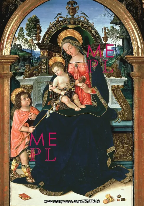 : Madonna and Child by Pinturicchio : Madonna and Child by Pinturicchio