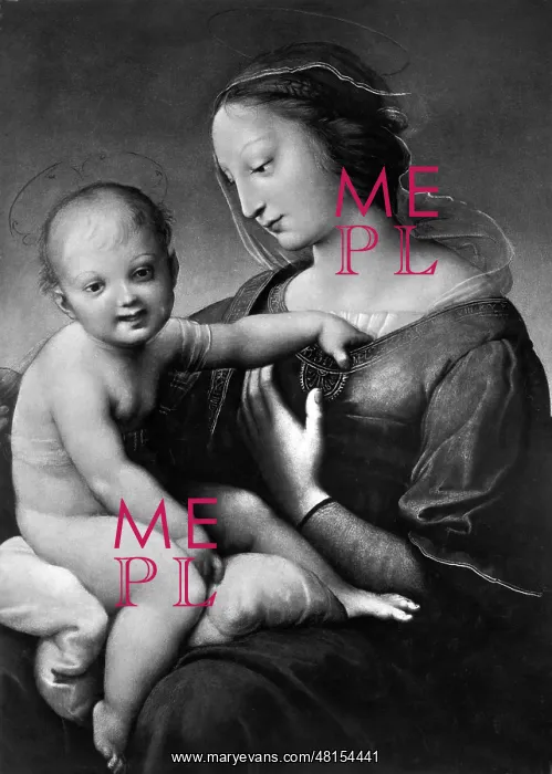: Madonna and Child, after Raphael : Madonna and Child, after Raphael