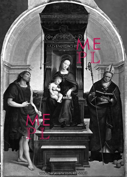 : Madonna and Child, after Raphael : Madonna and Child, after Raphael