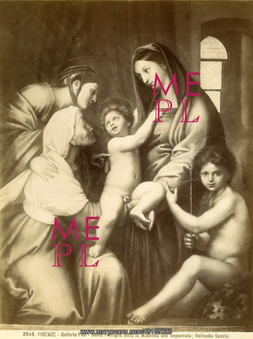 : Madonna and Child, after Raphael : Madonna and Child, after Raphael