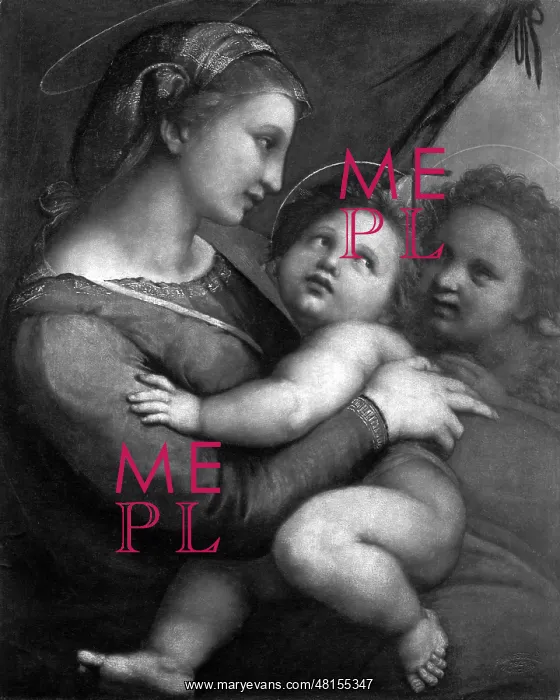 : Madonna and Child, after Raphael : Madonna and Child, after Raphael