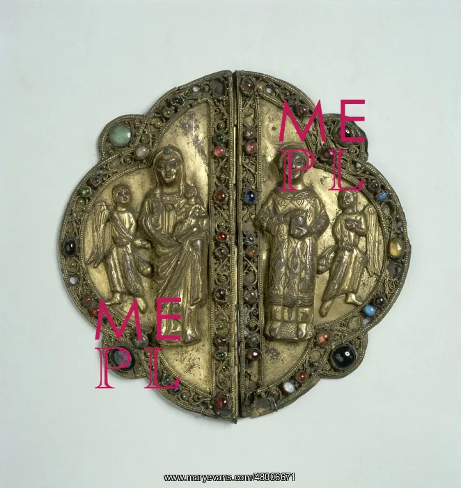 : Madonna and child with Saint Etienne : Madonna and child with Saint Etienne