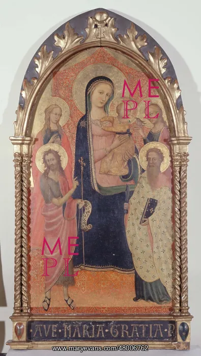 : Madonna and child with Saints : Madonna and child with Saints