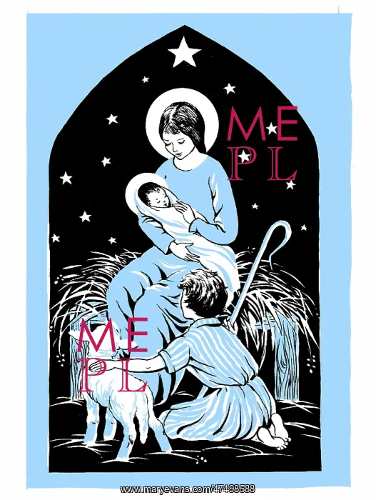 : Madonna and Child, shepherd boy and lamb : Madonna and Child, shepherd boy and lamb