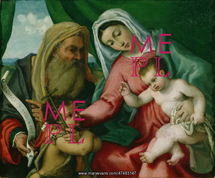 : Madonna and Child with St John the Baptist : Madonna and Child with St John the Baptist