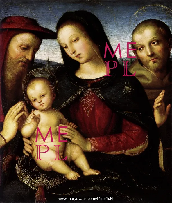 : Madonna with the Christ Child... by Raphael : Madonna with the Christ Child... by Raphael