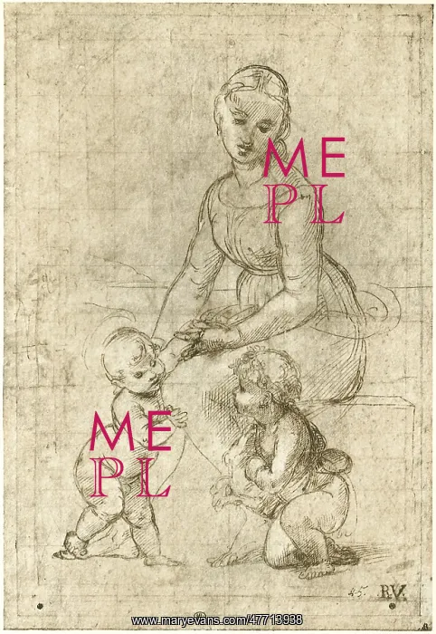 : Madonna, Christ and John, by Raphael : Madonna, Christ and John, by Raphael