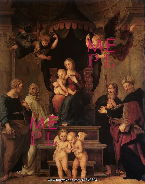 : Madonna del Baldacchino, by Raphael : Madonna del Baldacchino, by Raphael