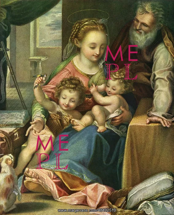: The Madonna del Gatto by Barocci : The Madonna del Gatto by Barocci