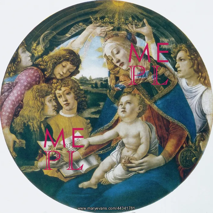 : Madonna del Magnificat, by Sandro : Madonna del Magnificat, by Sandro