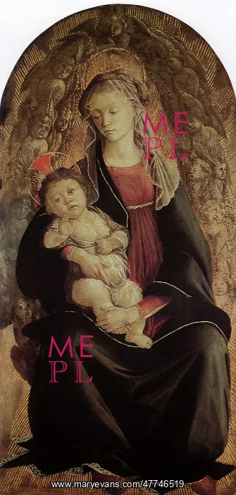  : Madonna in Glory, by Botticelli